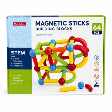 Stick Building Blocks (64 pcs)