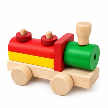 Wooden Pull Along Train